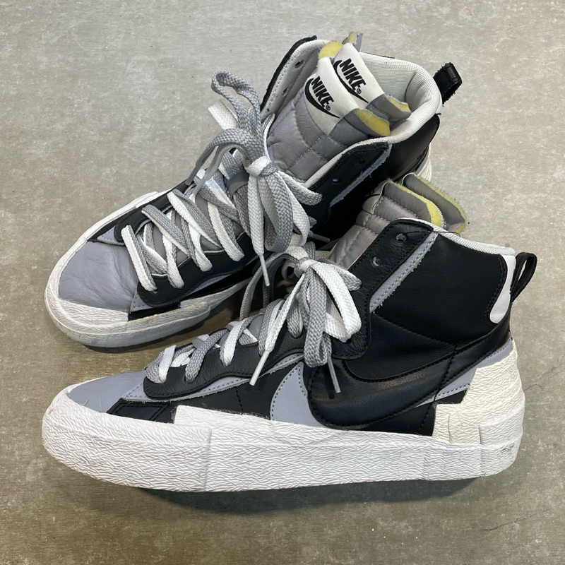 《OPMM》-[ Nike ] Sacai Blazer Mid Black Grey (BV0072-002)