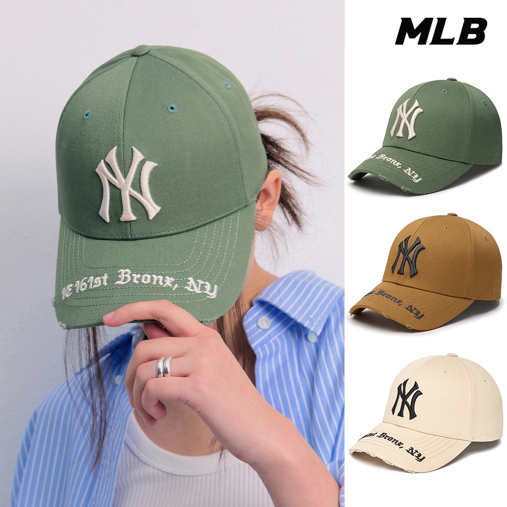 MLB 可調式硬頂 地址標 棒球帽 紐約洋基隊(3ACPKP04N-3ACPKP02N-三款任選)【官方旗艦店】