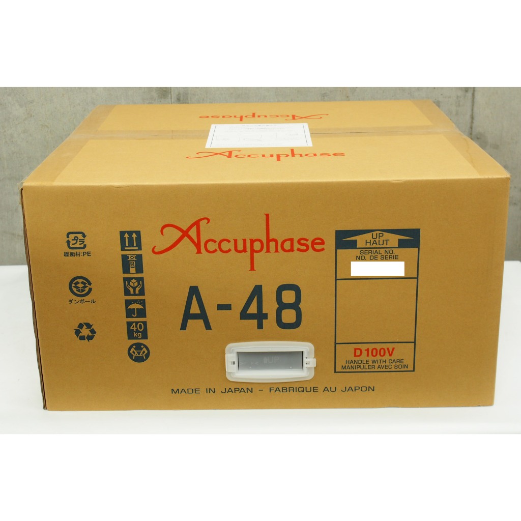 (可議價!)【RTX】現貨日本製~Accuphase A-48 純A類45W*2後級功率擴大器