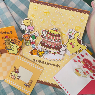💗正版現貨💗三麗鷗 立體卡片 萬用卡片 生日卡片 布丁狗 kitty 凱蒂貓 感謝卡 精緻 質感 無嘴貓 卡片 生日