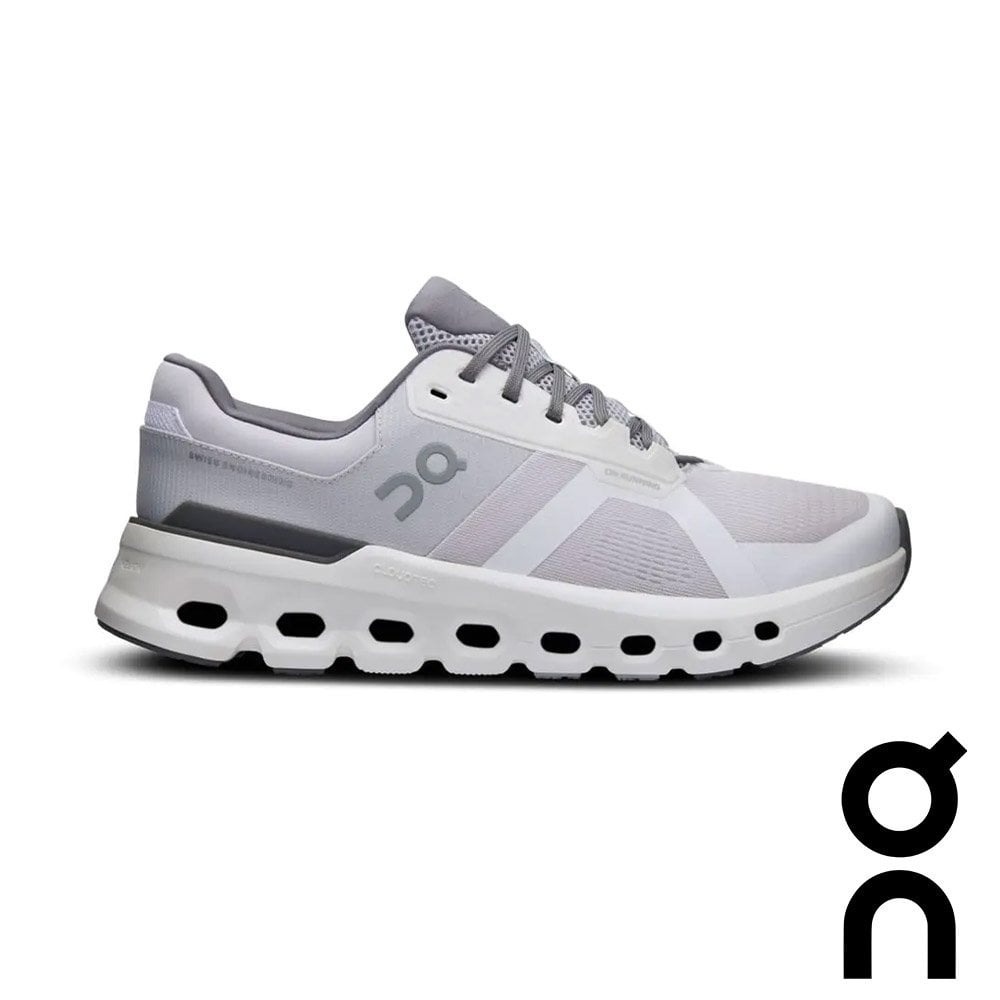 【瑞士 ON】女Cloudrunner 2運動健行鞋『冰霜白/白』3WE1013