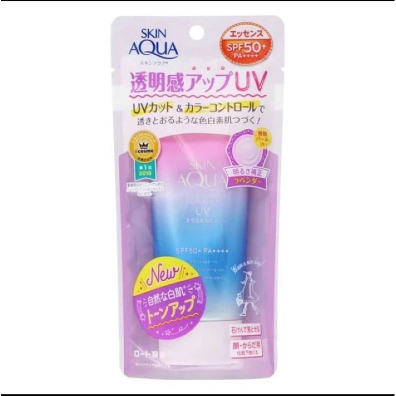 日本 樂敦製藥 SKIN AQUA美肌防曬飾底乳  SPF50+/PA++++ 80g