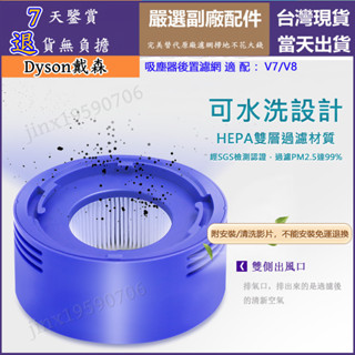 【台灣出貨】dyson HEPA後置濾網 濾芯 v7 v8 sv11 sv10 戴森吸塵器 副廠配件 濾網 濾心零件