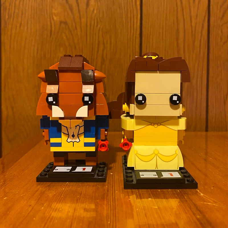 LEGO 樂高  大頭仔 brickheadz 41595 &amp; 41596 美女與野獸 私訊折價