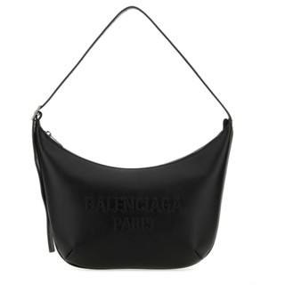 【Balenciaga 巴黎世家】專櫃新款 超軟小牛皮Mary Kate Sling 肩揹包/手提包