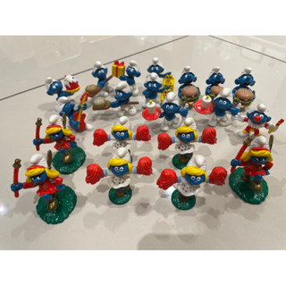 麥當勞 絕版 藍色小精靈 玩具公仔 大麥克 兒童餐盒1996/1997 Payo Smurf Toys