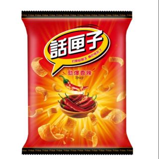 【春天五金百貨】波卡話匣子勁爆香辣口味玉米片 65g 零嘴 點心 餅乾