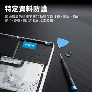 尾牙優惠Micron Crucial BX500 1TB 4TB SSD 550MB CT500BX500SS口碑版