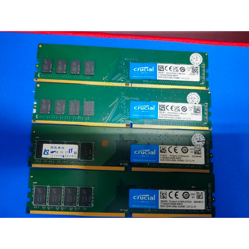 憲憲電腦 美光Crucial  8G DDR4 2666桌機記憶體