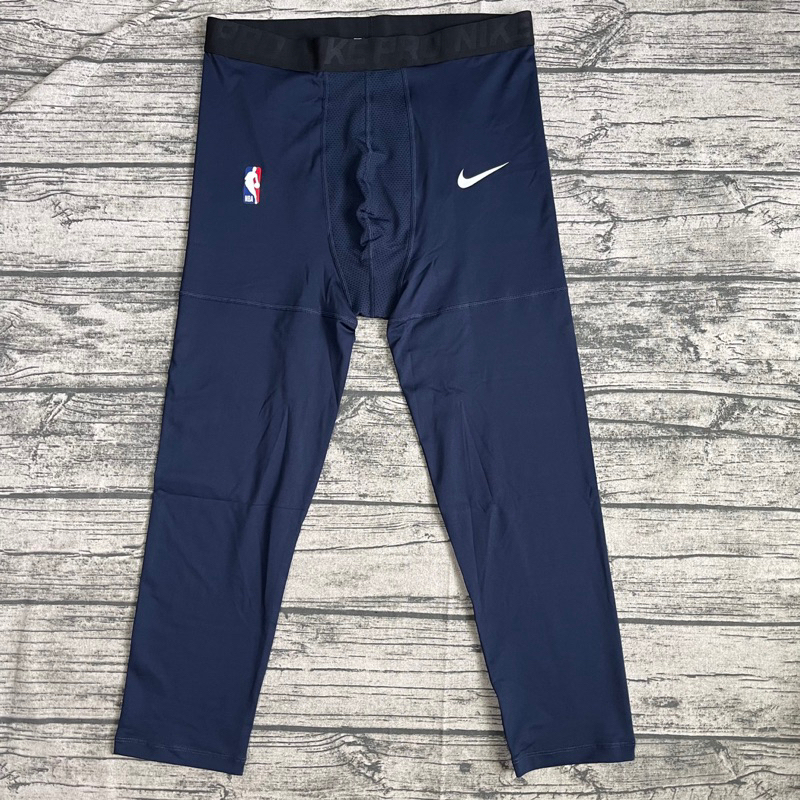 Nike Pro NBA 球員版 深藍 七分 緊身 束褲 緊身褲 籃球褲 束褲 美國隊 Kobe Jordan USA