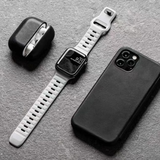 高品質 透氣矽膠錶帶 適用 Apple watch錶帶 8代 7 6 SE 5 4 Ultra蘋果錶帶41 45 mm