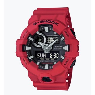 【G-SHOCK】絕對強悍雙顯運動錶GA-700-4A 53.4mm 現代鐘錶