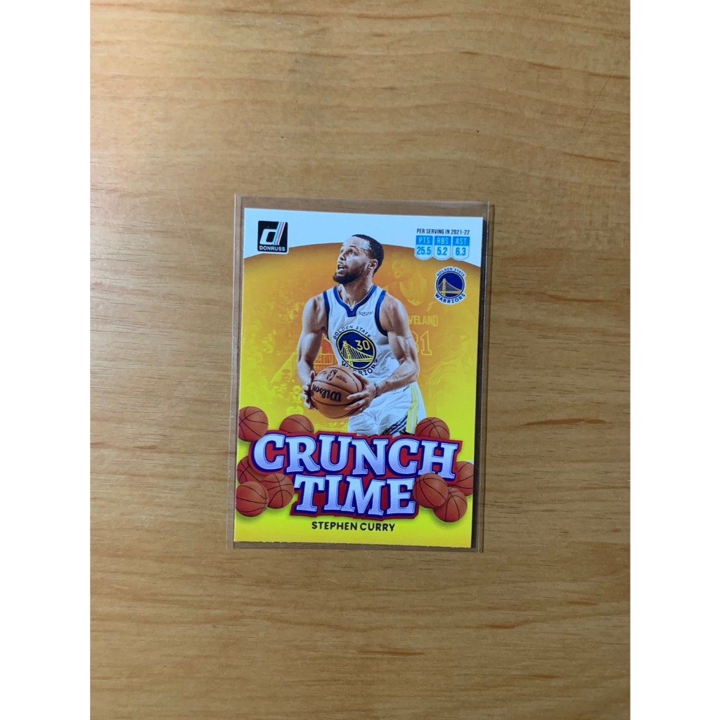 Stephen Curry Donruss Crunch time NBA 球員卡 特卡 球星 勇士