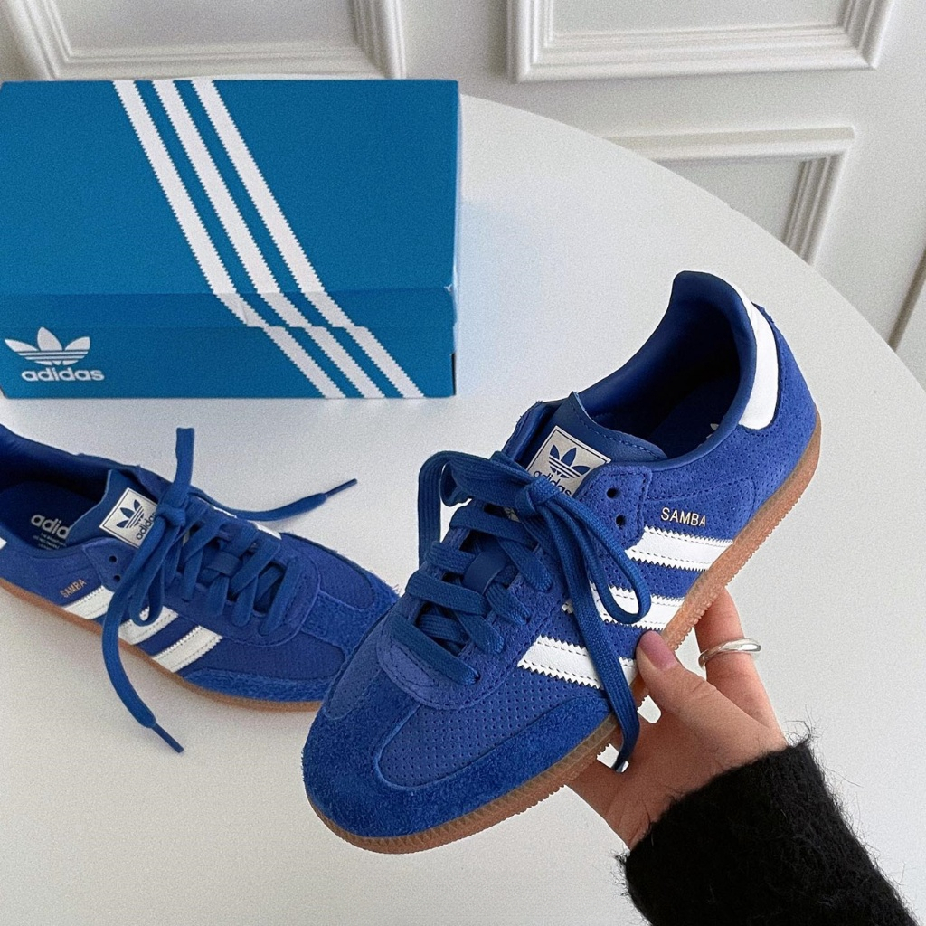 Adidas Originals Samba Og 寶藍 藍白 藍 德訓鞋 休閒鞋 HP7901