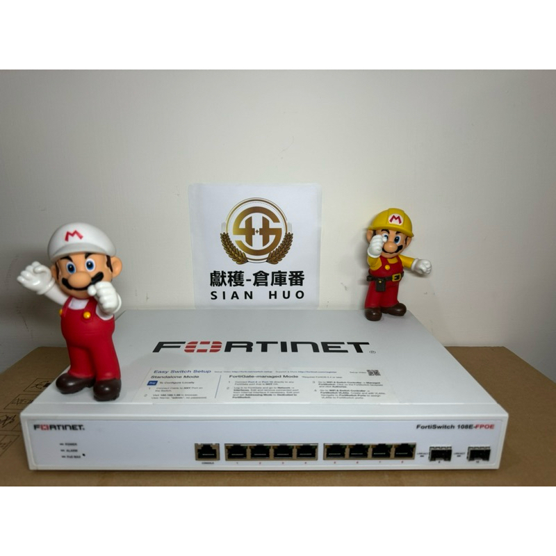 Fortinet FortiSwitch FS-108E-FPOE 完整盒裝