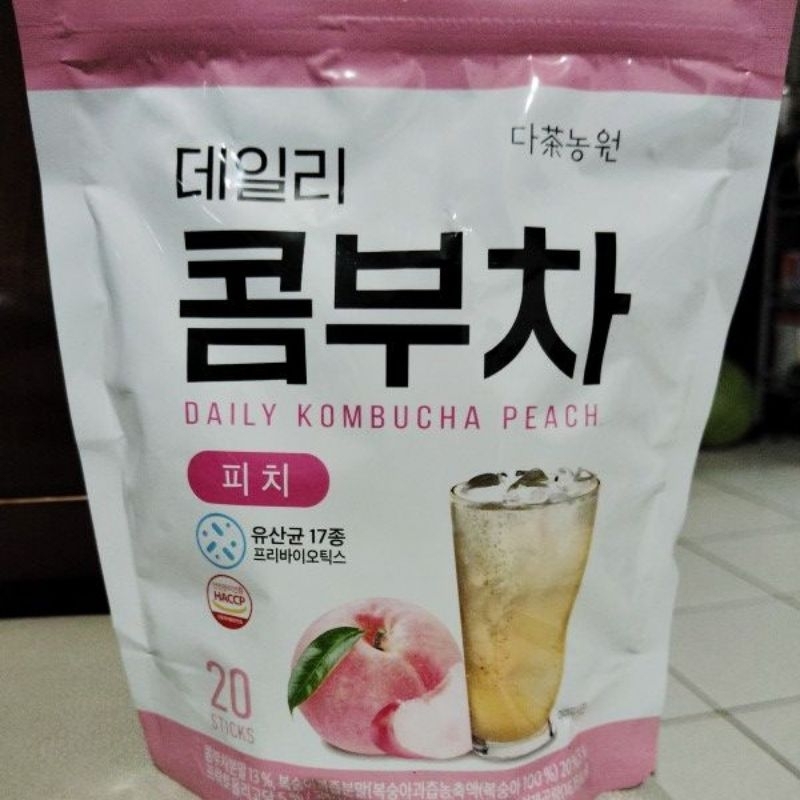 韓國水蜜桃口味康普茶😚