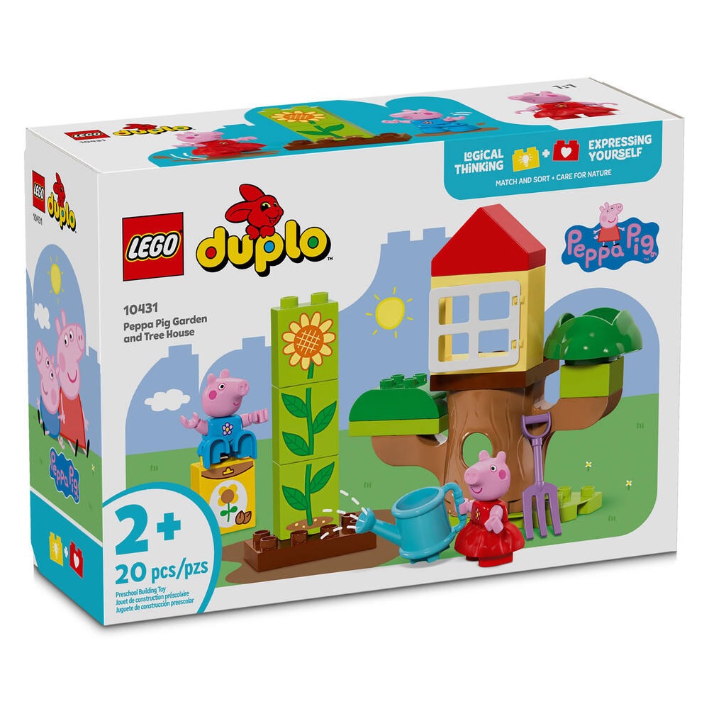 LEGO樂高 LT10431 DUPLO 得寶系列2024 - Peppa Pig Garden and Tree Ho
