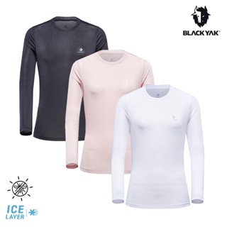 【BLACKYAK】女 ICE GUARD長袖上衣(3色)-涼感 防蟲 底層衣|DB1WC702|1BYTSM4521