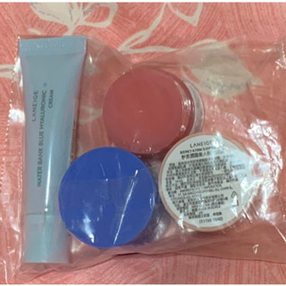 🌸 韓國 LANEIGE 蘭芝 睡美人 滋潤修護 保濕面膜 晚安唇膜 晚安面膜 明星商品保養4件組 旅行組