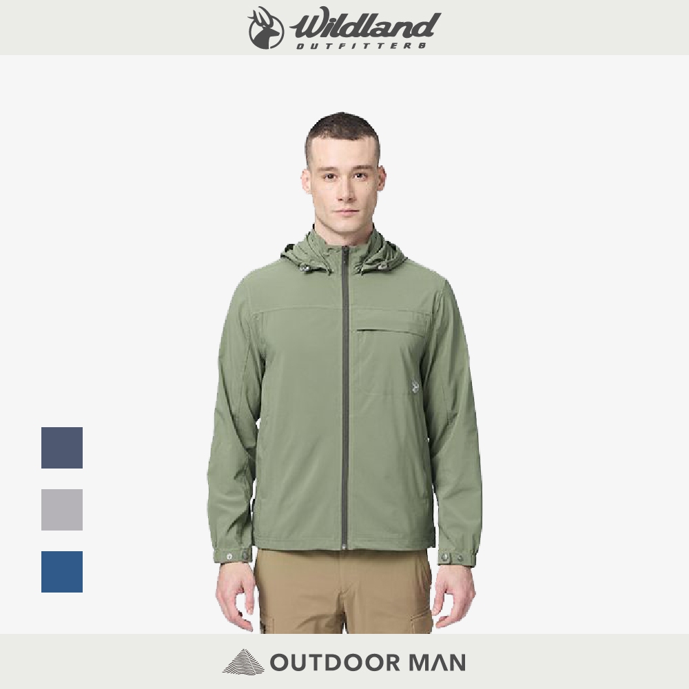[Wildland 荒野] 男款 彈性冰涼抗UV輕薄機能外套 (0B21922)