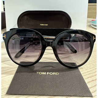 Tom Ford 太陽眼鏡（黑色全新搭配深灰紫鏡片）