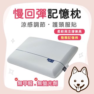 【就愛睏 蝦皮隔日配】明星同款枕 涼感記憶枕 涼感布套 含手提袋 慢回彈記憶枕 惰性棉枕 臺灣設計 柔軟支撐 枕心 枕芯