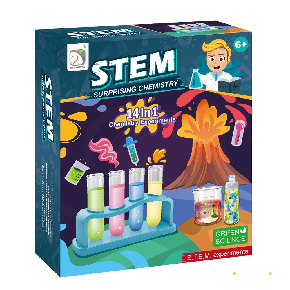 益智玩具-STEM 14合一驚喜化學科學實驗