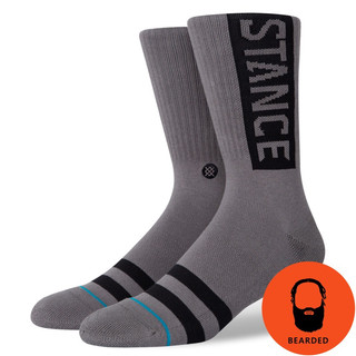【 🇺🇸大鬍子美國襪子選品 】STANCE - OG CREW SOCKS經典品牌印花設計系列街頭休閒長襪