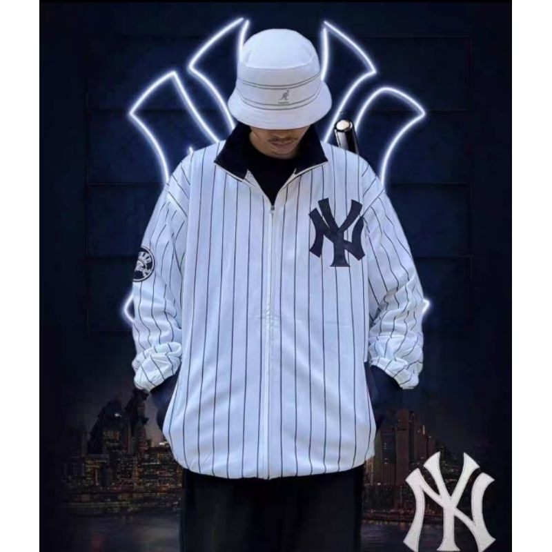 NY YANKEES 洋基隊 運動 外套 夾克 嘻哈 饒舌 大尺碼3XL