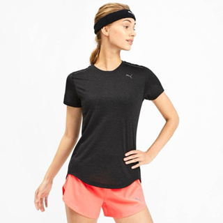 PUMA 慢跑系列麻花短袖T恤 女性