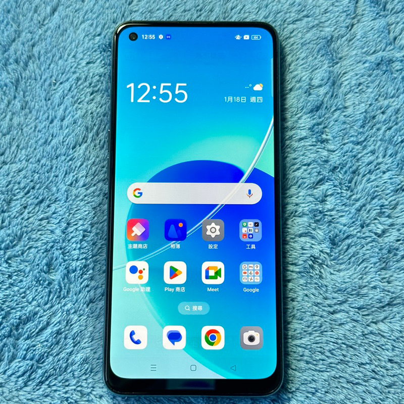 OPPO Reno 6 Z 5G 128G 藍 功能正常 二手 6.4吋 歐珀 雙卡雙待 reno6z 螢幕烙印 台中