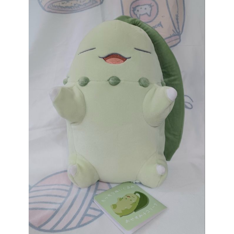 現貨 絕版 稀有款 日本寶可夢中心限量商品 睡覺菊草葉娃娃 Sleep菊草葉娃娃 超好摸超好抱系列 現貨 正版 全新