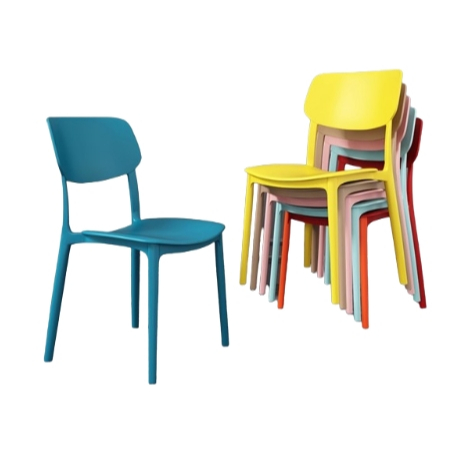 《CHAIR EMPIRE》CH018多色塑膠餐椅/PP材質塑膠椅/一體成型塑膠椅/多色圓背餐椅/餐椅/馬卡龍餐椅/咖啡