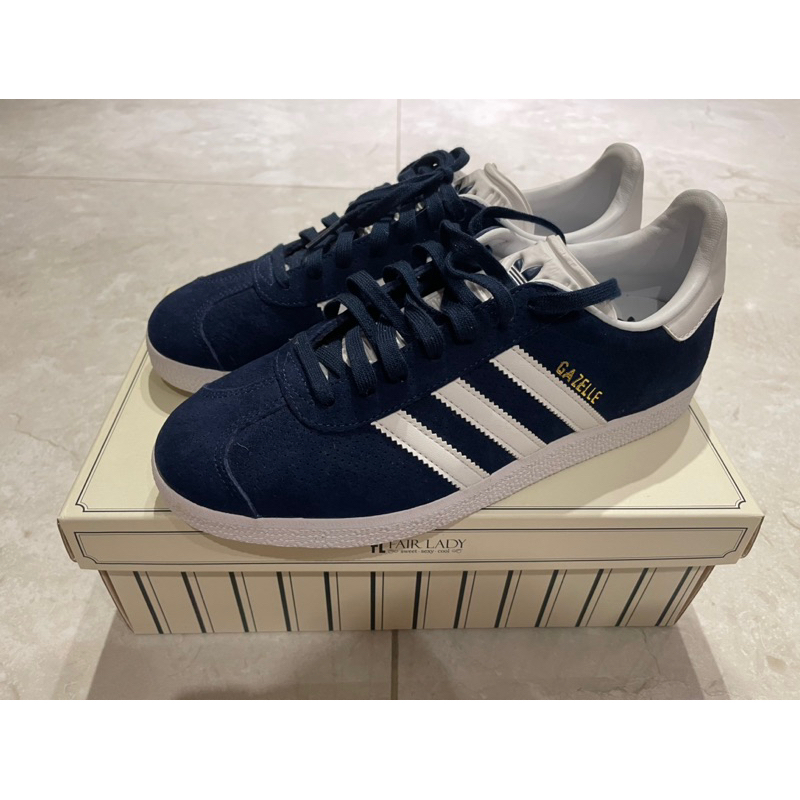 Adidas Originals Gazelle 全新深藍 US7.5 女鞋