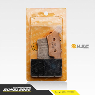 【黃蜂 BUMBLEBEE】H.S.C 勁戰4.5.6代(後) smax force(後) 金屬燒擷 來令片 競技煞車皮