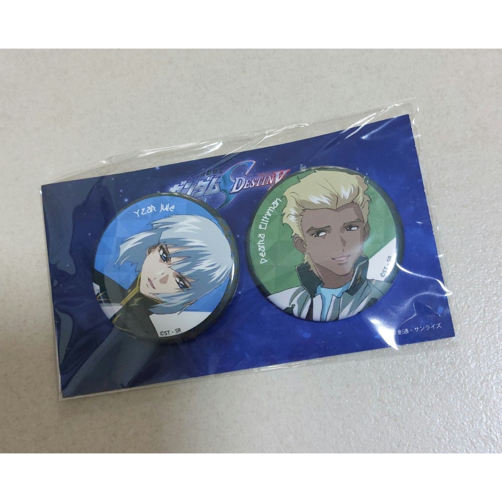 日本製 機動戰士 鋼彈SEED DESTINY 伊薩克·焦耳 迪安卡·艾斯曼 徽章組 新品