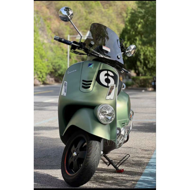 【真牛皮】  VESPA  300 GTV  GTS 真皮馬鞍椅