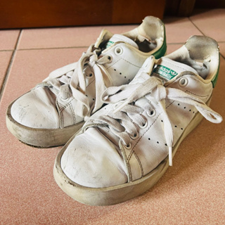 Adidas 愛迪達 Stan Smith 綠標 皮革 休閒鞋 板鞋 三葉草