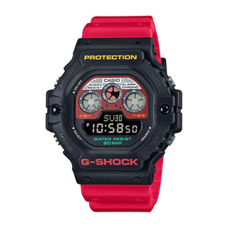 【CASIO】G-SHOCK 繽紛復古紅數位運動錶 DW-5900MT-1A4 台灣卡西歐公司貨保固一年