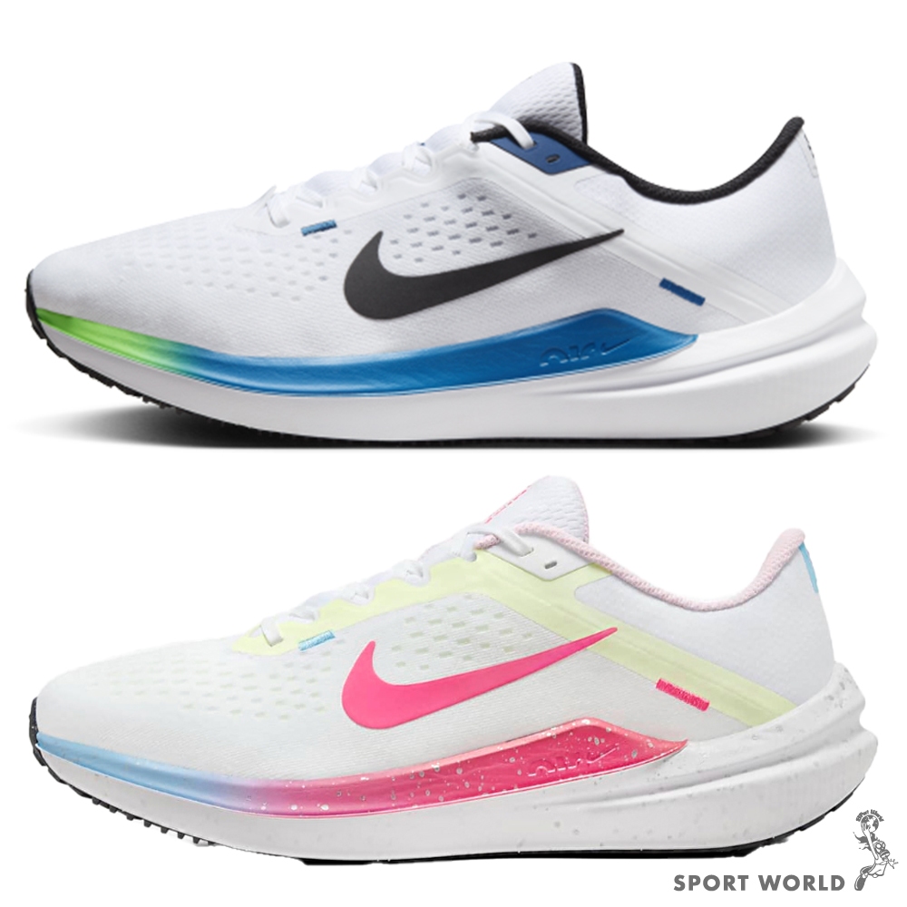 Nike 慢跑鞋 男鞋 女鞋 Winflo 10 白黑藍/白桃【運動世界】DV4022-103/FZ3973-100