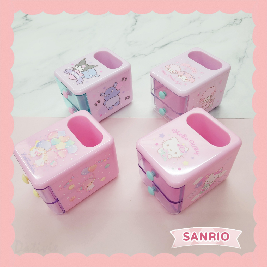 【卡通百貨】現貨+預購－迷你雙層置物櫃 三麗鷗 SANRIO 正版授權 KITTY 雙子星 美樂蒂 酷洛米