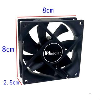 8x8公分 散熱風扇 靜音 風扇 CPU系統風扇