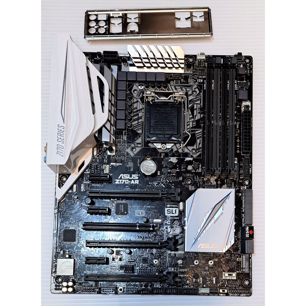 華碩 ASUS Z170-AR LGA1151 支援 6~7代cpu 高階主機板 主機板含win10家用版金鑰