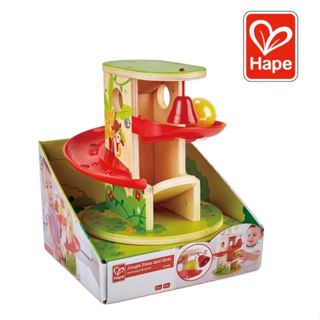 德國Hape 叢林滾球滑梯 手指精細動作訓練 木製