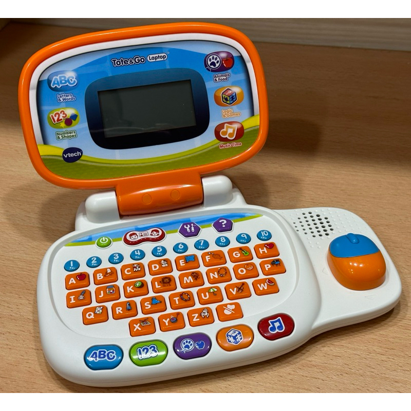 （二手玩具、9成新）偉易達 Vtech 兒童智慧學習小筆電 兒童仿真筆電玩具