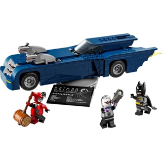 LEGO樂高 蝙蝠俠駕駛蝙蝠車 vs. 小丑女&急凍人 LG76274