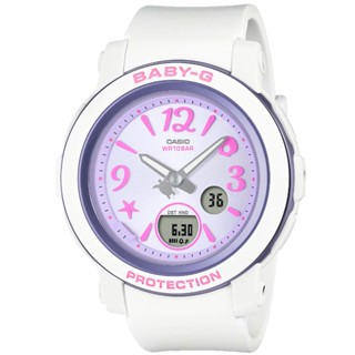 CASIO 卡西歐 卡西歐Baby-G 鬧鈴多時區雙顯錶-粉紫 BGA-290US-6A