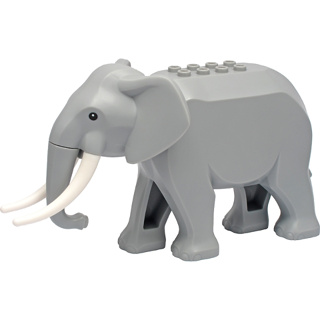 樂高人偶王 LEGO 野生動物/野生動物救援營#60307 elephant2c01 大象(全新)