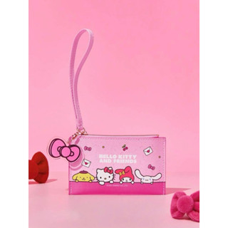 三麗鷗HelloKitty布丁狗美樂蒂大耳狗卡套零錢包 悠遊卡套 卡片收納包 卡套 卡夾 皮質拉鍊蝴蝶結正版預購可愛禮物