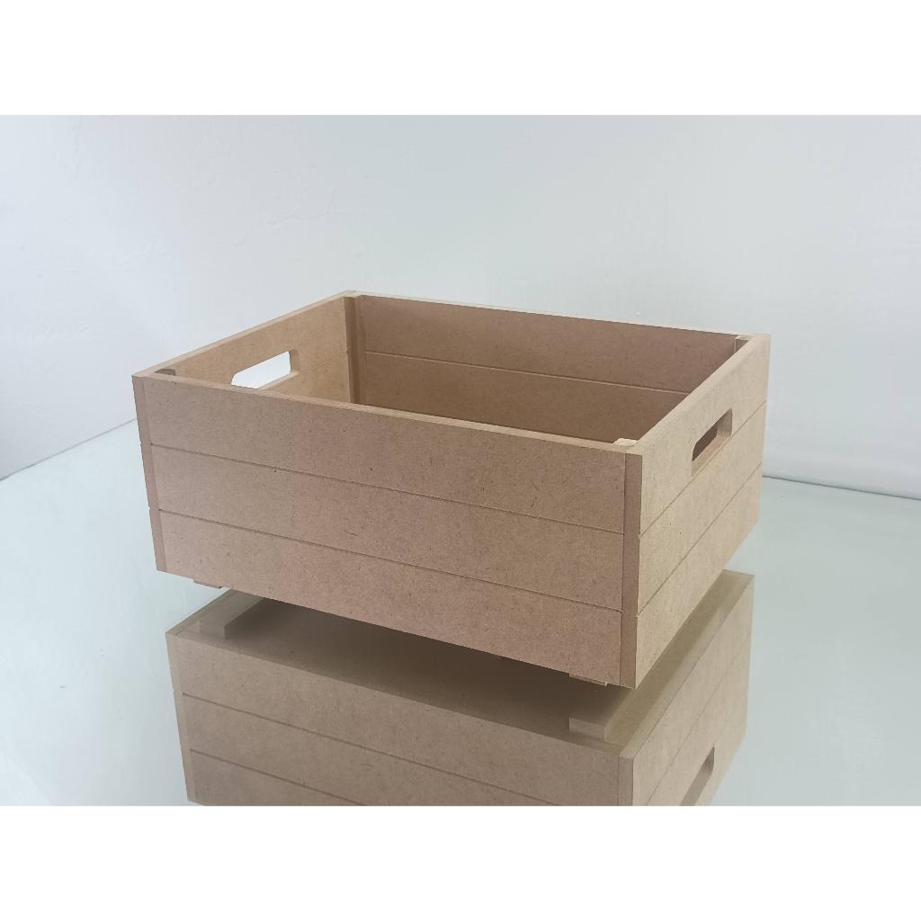 &gt;大箱尺寸&lt; 收納木箱 密集板MDF版本 木盒 復古木盒 鄉村木箱 可堆疊